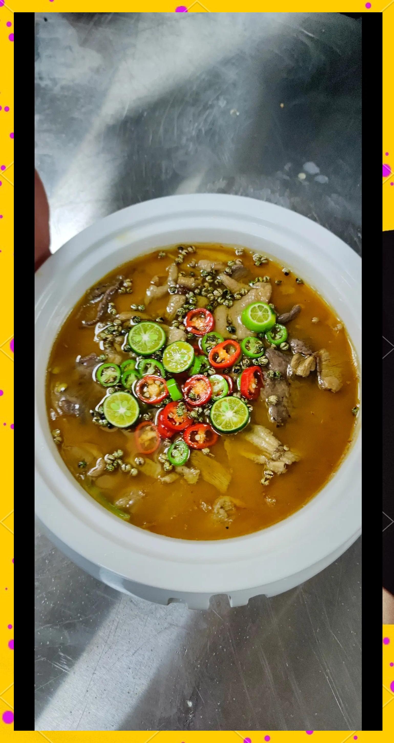 椒麻牛肉海蜇里子秘制配方